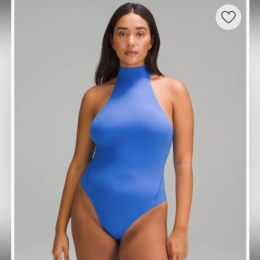 NWT Lululemon Large Wundermost Ultra-Soft Nulu Mockneck Sleeveless Bodysuit